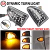 LED Dynamic Car Blinker Side Marker Turn Signal Lights Acessórios da lâmpada para Smart Fortwo 451 Mk1 Mkii 2007-2015