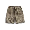 Miliardy 2022 Paisley Bandana Shorts Men Cotton Vintage Wash