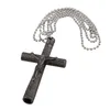 Jesus Cross 6mm Drum Key Wrench Drum Key Chain Silver Necklace Cross Drum Head Tuning Key