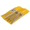 Titta på reparationssatser Mini 5st Nut Driver Cushion Grip Handle Small Alloy Steel Screwdriver Antiskid Set för verktygsinstallation