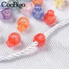 10pcs colorido stopper de bola de trava de cordão Ends