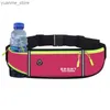 Sport Bags Running Waist Bag Marathon Slow Running Bag Mens Outdoor Cycling Fitness with Water Bottle Waterproof Mobile Sports Belt Bag Y240410Y240418A9VL