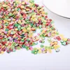 20g gemischtes Polymer heiße weiche Tonstreusel farbenfrohe Früchte Scheiben Scheiben Süßes Plastik Klei Schlammpartikel Schleimfüller Diy Nagelkunstdekoration