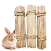 3 rotoli di coniglio interattivo fieno naturale per piccoli animali da masticazione di gambi di conigli pappagalli giocano a masticare bastoncini erba