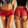 Finetoo 3pcs / Set Femmes Floral en dentelle Briefs hauts de taille sexy pantys S-xl Sous -wear féminin Intimates