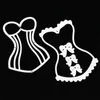 KSCRAFT Small Size Cute Corset Metal Cutting Dies Stencils for DIY Scrapbooking/photo album Decorative Embossing DIY Paper Cards