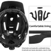 Batfox Outdoor Sports Helm mit leichtem MTB Mountain Bike Riding Safety Helm zum Fahrradfahrradfahrrad -Tarnhelm fahren