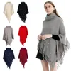 Women Winter Scarfs For Ladies Knitted Cashmere Poncho Capes Shawl Cardigans Sweater Coat Panuelos De Mujer Para El Cuello #YL10