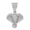 Cuban Hiphop Chain Necklace Men Hiphop Necklaces Elephant Pendant