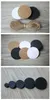 Round Kraft Paper Taggar Bagage Note Wedding Inbjudningar Kort Blank Pris HANG TAG 5CM 100st/LOT