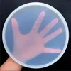 Şeffaf Sıvı Sanatlar Yuvarlak Petri Dışa Silikon Kalıp Yuvarlak Kavrama Epoksi Reçine Sanat Malzemeleri Kendi Coaster Reçine Kalıpları Yapın