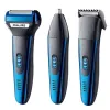 Shavers 3in1 Kit di toelettatura rasoi elettrici per uomini ricaricabili per capelli barba taglialetta elettrica rasatura del corpo del viso