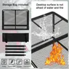 Camp Furniture Folding Grill Table Camping With Mesh Desktop Lightweight 3 FT Metal For Outside