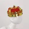 King Crown Hat Empereur Prince Caps décor Cosplay Props enfants Show Masquerade Birthday Dance Dance Party Performance Supplies