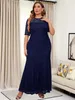Plus Size Elegant Party Evening Formal Lace Dresses For Women 240410