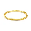 Gesloten Mobius ring vergulde armband Een jonge minimalistische modieuze en veelzijdige onregelmatige lijnarmband