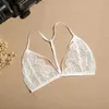 Bras Sexy Women Floral Lace Bra Black Lingerie Bustier Sheer Bralette Unpadded Brassiere For Female S-XL 240410