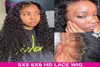 Tinashe Deep Wave HD Wigs de renda transparente 200 5x5 6x6 Fechamento Brasileiro 28 30 polegadas Hair Hair577789463453368