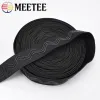 Meetee 2m/5m/10m 2-4cm sem deslizamento elástico onda de onda de silicone fitas de borracha cinto de webs esporte de roupas de vestuário