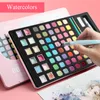 60 Color vaste waterverf Parelor Paint Set Portable Metal Box Pigment Beginner Artist Professional Drawing tool Art Supplies