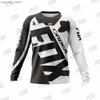 Cykelskjortor toppar orbea 2023 motocross skjorta långärmad män nedförsbacke tröja off-road cykel racing t-shirt snabb torr cykling enduro polera m y240410