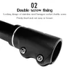 MOTSUV Bicycle Fork STEM Extender Bike 28,6 mm Le guidon monte 115/180 mm / 210 mm Adaptateur Aluminium ALLIAGE HAUTURE