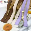 5/10Pcs Meetee Bronze 3# Metal Zippers 12/15/20cm Close-end Zipper For Sewing DIY Bags Jeans Shoes Clothing Tailor Acessories