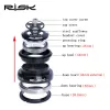 Risco MTB Road Bicycle Headsets 44mm 34/41/41.8/49.7/50,6/55/56mm para bicicleta 28,6mm 1 1/8 reto 1,25-1,5 "1 1/4-1/2