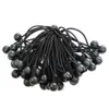 25pcs bungee cord ball black poly poly tarp canvas tabaulin ties ties ties scond elects lope rope lace lace lextip accessories