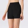 Ll yoga féminin Nouveau short sportif de séchage rapide lâche lâche Lu Lulemon Femme Running Leisure Fitness Pantal