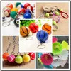 Borsa da tennis Penderant in plastica Mini Tennis Ball Chain Small Ornaments Ornaments Annuncio Fans Solvenir Key Ring