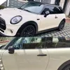 2st i Set Black Flag Door Handle Cover Sticker Trim för Mini Cooper S JCW F56 F57 Bilstyling Exteriördelar Tillbehör