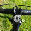 Alumínio da liga de alumínio mtb bike bike touch tampa de bicicleta tampa superior com parafuso para tampa de fone de ouvido de tubo de garfo de 28,6 mm
