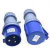Industrial Plug-kontakt 32A-6H 220-250V Vattentät dammtät IP44 2P+PE Industriell uttag 3P Kvinnlig/manlig uttag