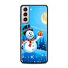 Telefonkoffer für Samsung S22 5G S21 Ultra S20 Fe S10 plus Lite Christmas Santa Snowman Soft Silikonabdeckung für Galaxy S9 S8 S7 A91