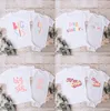 Big Sister Little Sister Girls Tshirt & Baby Rompers Summer Short Sleeve Kids T-shirt Cute Sibling Matching Outfits Clothes