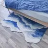 Tapetes tufos de tapete oceano tapete de banheiro tape
