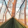 Hammocks doppia amaca da campeggio con zanzare a rete leggera Hammock Portable Hammock Migliore amaca da campeggio con strass per alberiq