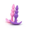 Anal Plug Small Anal Beads Stimulator Butt Plug G-spot Prostate Massager Silicone Adult Sex Toys Erotic Products for Woman Men