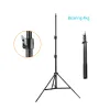 Tripods 200cm 170cm 55cm電話用モバイルセルフィースティックライトスタンド1/4スクリューヘッドフォトスタジオフラッシュ写真ソフトボックス