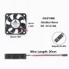 冷却10 PCS GDSTIME DC 5V 2PIN DUPONT BRISHLESS 5010S 50X50X10MM 5010 Micro Cooler Portable Axial Cooling Fan 50mm x 10mm