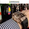 Automatic Superclone KV Factory RM57-01 Sapphire Mirror Watchband mit T2F4Carbon Faser Sapphire Ship durch FedEx0BGA1U151U15