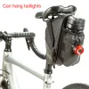 Sac de selle à vélo avec bouteille d'eau Pocket étanche Sacs arrière VETT en vélo de vélo à vélo à vélo