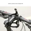 1 pc fiets waterfles kooi houder adapter motorfiets mtb kettle rack mount support aluminiumalloy fietsen stoelpostflesbevestiging