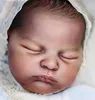 NPK Ready To Ship 20inch Laura Reborn Doll Kit Unfinished DIY Doll Parts with cloth Body Fresh Color