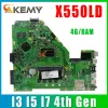 Motherboard X550LD Mainboard For ASUS X550LA X550LC X550LN E550L Pro550L A550L F550L P550L K550L Y582LD Laptop Motherboard I3 I5 I7 4th