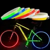 Fita refletor de rodas de bicicleta fluorescente, adesivo adesivo, aviso de segurança, filme de fita de conspicuidade, bicicleta MTB, 1cm, 2cm * 8m