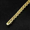 Factory Wholesale Vvs Iced Out Moissanite Diamond Real Gold Solid Gold Tennis Chain Bracelet 6mm 7mm 8mm 9mm Custom 10k 14k Gold