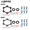 ZTTO BICYCY BOSH ADAPTER CHANGE 12X142 à 148 15x100 à 110 110 148 Bounquez à vélo Spacer Spacer 6 Boulon Standard à travers l'essieu 15 mm