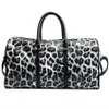 Sacs sacs femmes Pu Leopard Printing Designer Handbags 44 cm Bag de bagages transparents Bag225y